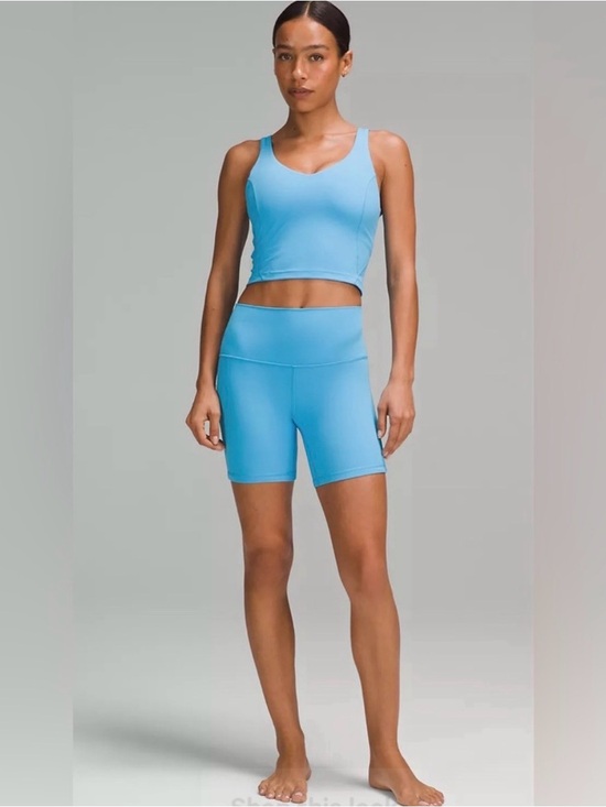 lululemon athletica Pants - Lululemon Align High Rise Short 6” Kayak Blue